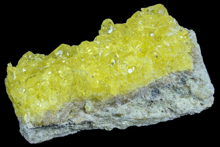 Sulfur Crystals on Matrix - Bolivia #84510